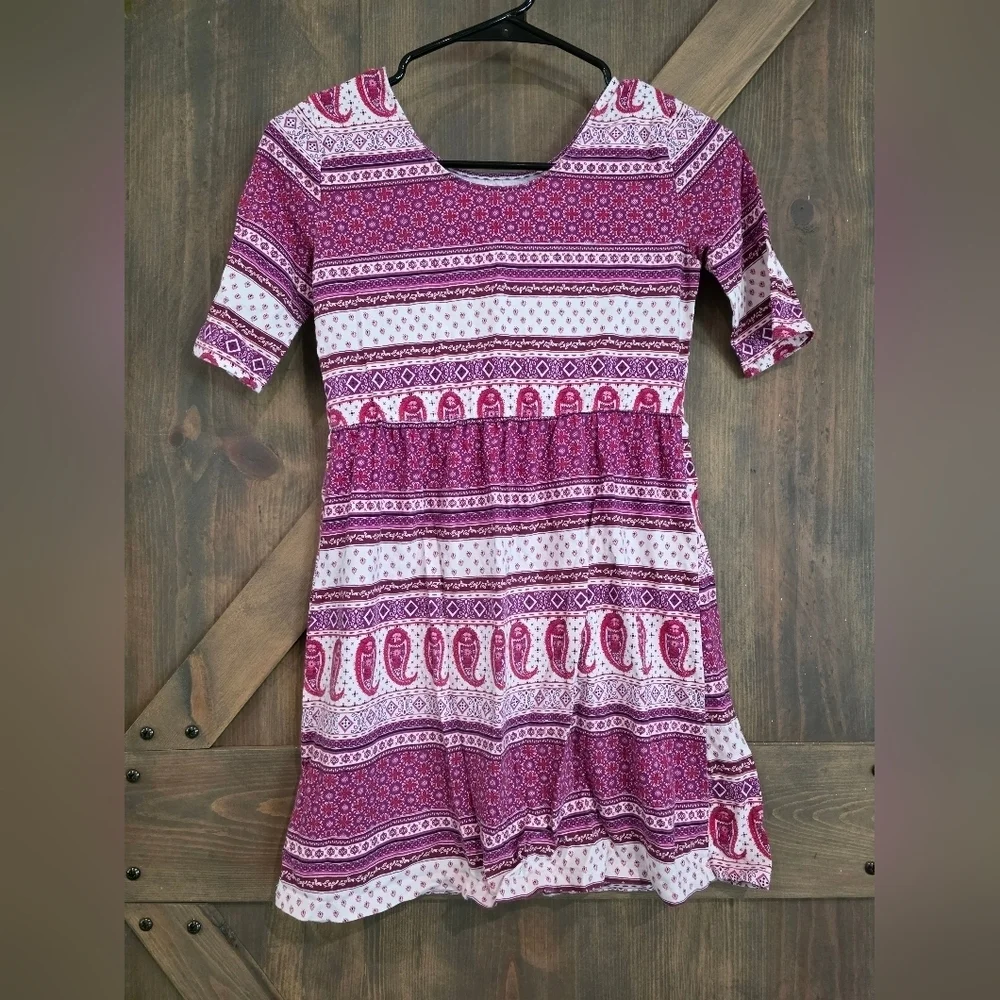 Old Navy Floral Paisley Dress Size Girls Large